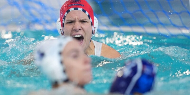 Laura Aarts ha fet un gran partit sota els pals. Autor: Euroaquatics.