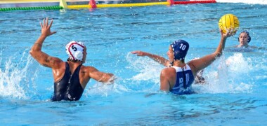 Foto de portada: Rita Keszthelyi, durant el partit. Autor: RFEN