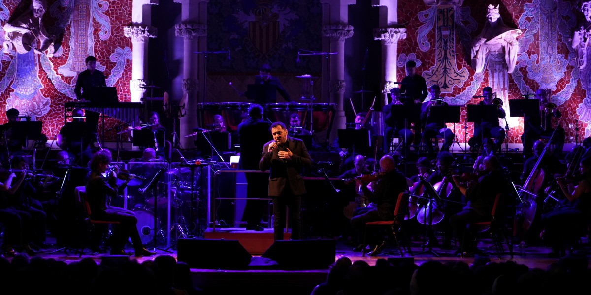 Concert d'Ismael Serrano amb l'Orquestra Simfònica del Vallès. Autor: ACN.