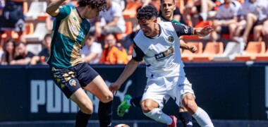 Morcillo, en una jugada durant el partit