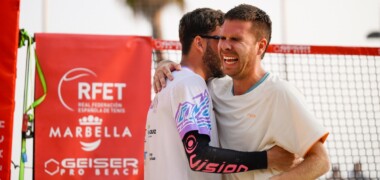 Foto de portada: Pol Filella, emocionat al guanyar el nacional. Cedida
