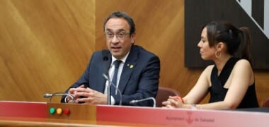 Josep Rull, al saló de plens. Autor: David Jiménez.