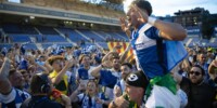 Foto portada: èxtasi arlequinat a la Condomina. Autor: CE Sabadell via X.
