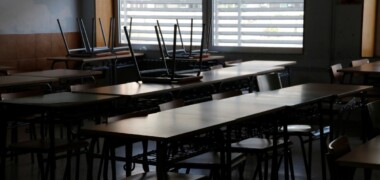L'aula d'una escola, en una imatge d'arxiu. Autor: ACN.