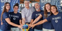 Foto de portada: Crespí, Dalmases, Piralkova i Moreno, acompanyades del president, Claudi Martí i del tècnic, David Palma. Autor: Albert P