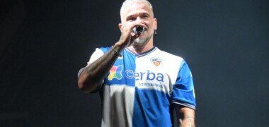 Pedro Capó, a Sabadell, en els concerts del CE Sabadell. Autor: CE Sabadell / X.