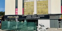 Segona placa de formigó caiguda a l'exterior d'una nau comercial de Via Sabadell. Autor: ACN.