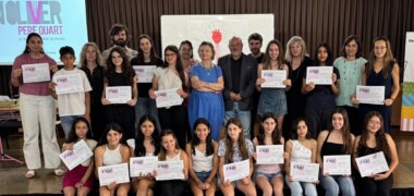 Guanyadors del concurs literari Joan Oliver 2025. Autor: cedida.