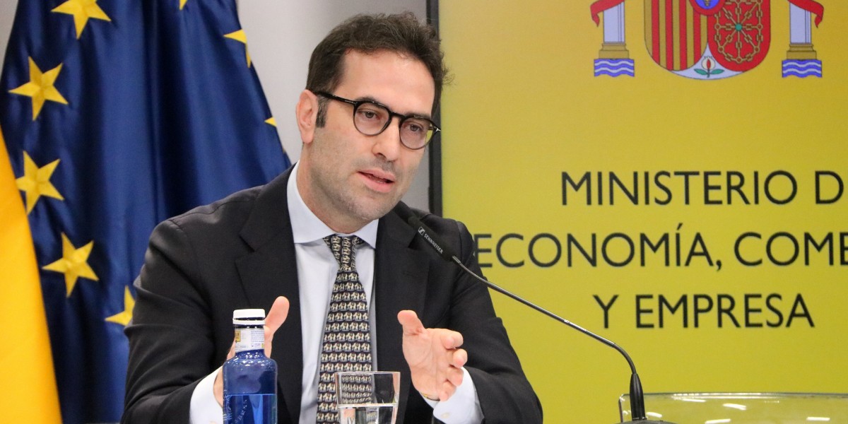 El ministre d'Economia, Carlos Cuerpo, en una imatge d'arxiu. Autor: cedida.