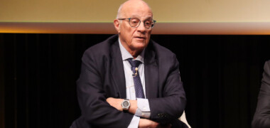 Josep Oliu, president del Banc Sabadell, aquest dilluns al fòrum de elEconomista.es. Autor: acn.
