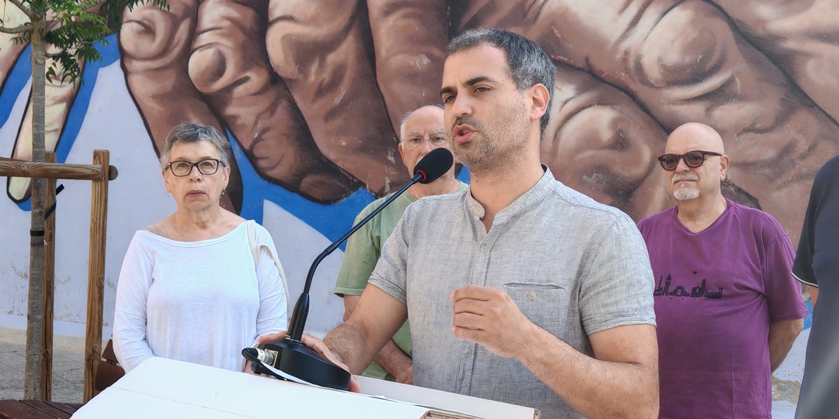 Foto de portada: Oriol Rifer, portaveu del partit. Autor: Albert P.