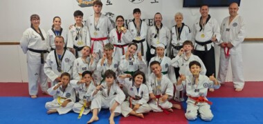 Foto de portada: l'equip de poomsae i parapoomsae del Su-Ba-Lee. Cedida
