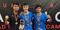 Foto de portada: Khidasheli i Barberà, campions d'Espanya. Cedida