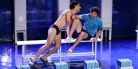 Un moment de l'obra 'El principi d'Arquímedes' al Fresc Festival. Autor: D.Jiménez.