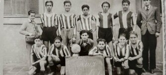 Equip de futbol dels Maristes l'any 1940