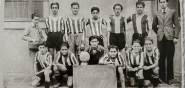 Equip de futbol dels Maristes l'any 1940