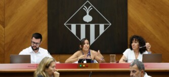 Foto portada: Marta Farrés, durant el ple. Autor: D.Jiménez.