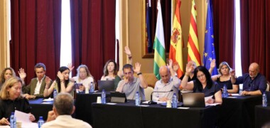 Un moment del ple de juny, que ha aprovat els canvis urbanístics per fer el Centre de Cultura. Autor: D.Jiménez.
