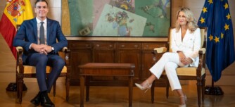Pedro Sánchez i Yolanda Díaz, en una imatge d'arxiu. Autor: ACN.