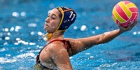 Foto de portada: la debutant Carlota Peñalver, cinc dianes. RFEN