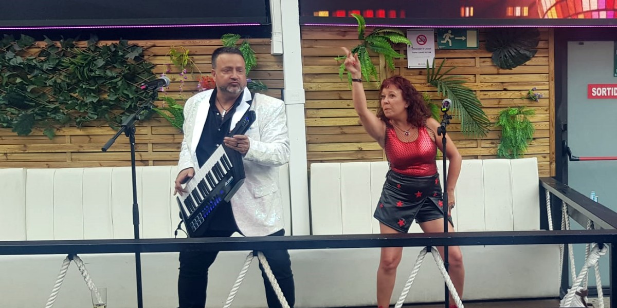Pedro Morales i Cristina Manzano, al Sabadell Sound Fest. Autor: Xavi Rosell